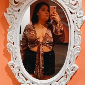 Nasty gal size 18 tie top!